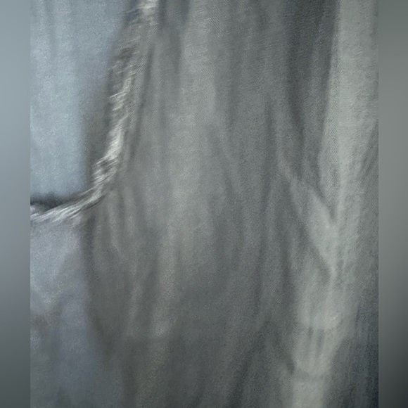 KLd Raw Edge V-Neck Sleeveless Top S Minimalist Boho Chic Oversized - Picture 4 of 8